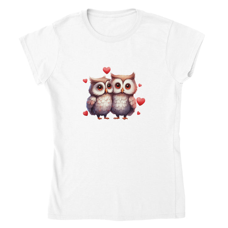 Owl Love Classic Womens Crewneck T-shirt