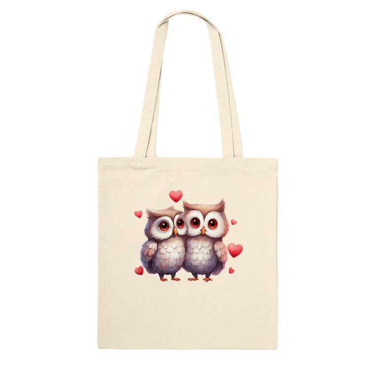 Owl Love Hearts Classic Tote Bag