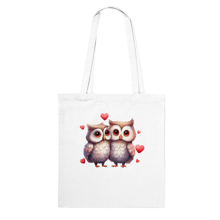 Owl Love Hearts Classic Tote Bag