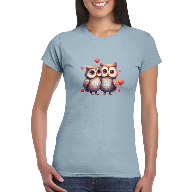 Owl Love Classic Womens Crewneck T-shirt