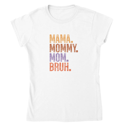 Mom Classic Womens Crewneck T-shirt