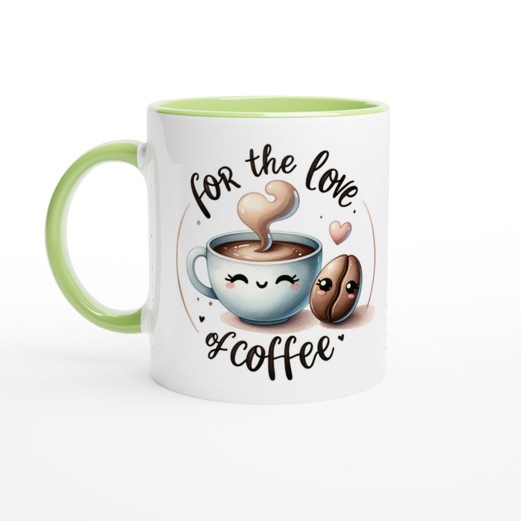 For The Love Of Coffee White 11oz Ceramic Mug