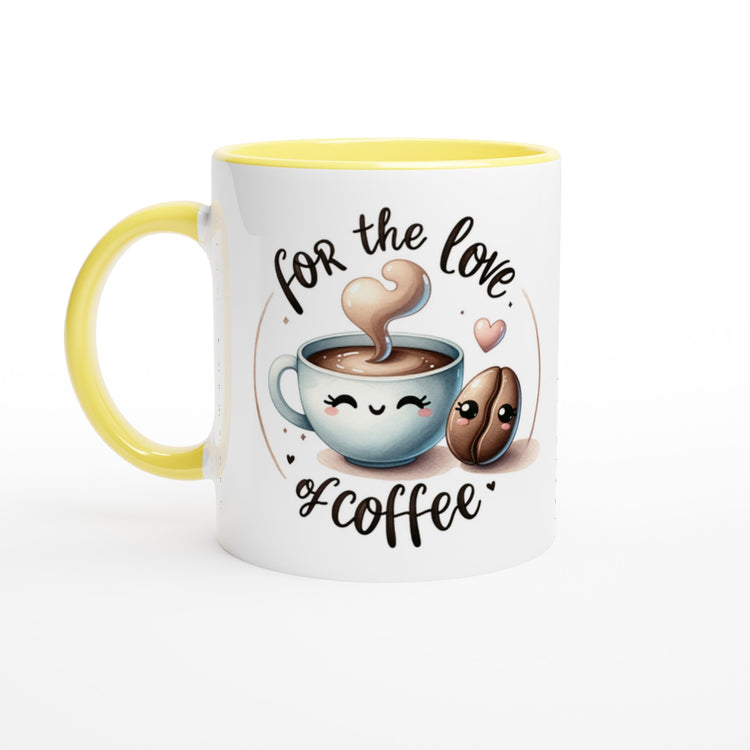 For The Love Of Coffee White 11oz Ceramic Mug